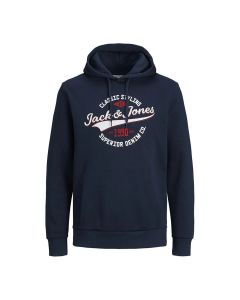 Jack & Jones Jwh Logo sweat hood heren navy