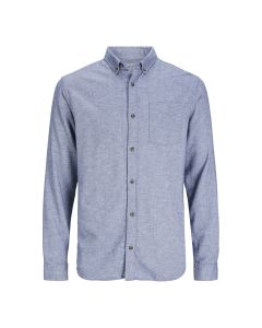 Jack & Jones Classic Melange Overhemd Faded Denim