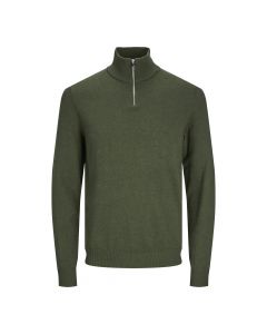 Jack & Jones Emil Knit Half Zip Kombu Green