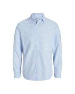 Jack & Jones Joe Slim Fit Structure Overhemd Cashmere Blue