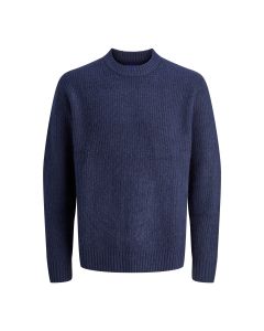 Jack & Jones York Ollie Knit Crew Neck Ocean Cavern