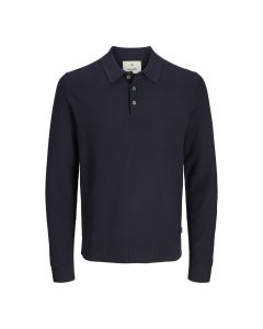Jack & Jones Sandri Knit LS Polo Night Sky