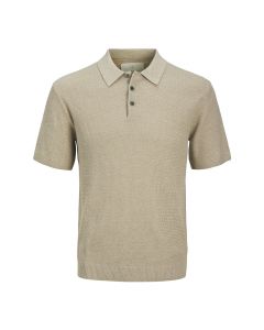 Jack & Jones Cooper Knit Polo Greige