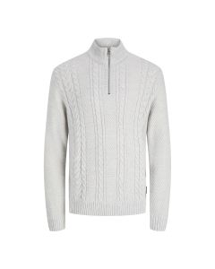 Jack & Jones James Knit Half ZIp Grijs