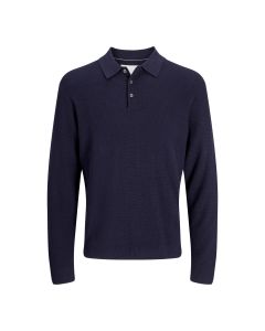 Jack & Jones Cooper LS Knit Polo Night Sky