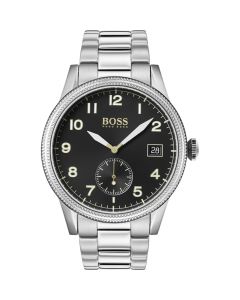 Hugo Boss Horloge Legacy Zilver/Zwart 44mm