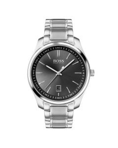 Hugo Boss Horloge Circuit Zilver/Zwart 42mm
