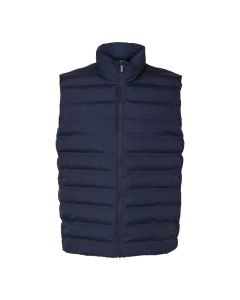 Selected Homme Barry Quilted Gilet Sky Captain