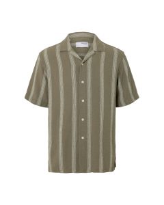 Selected Homme Sal Relax Fit Overhemd Vetiver