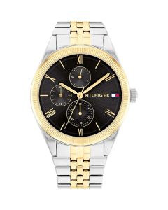 Tommy Hilfiger Horloge Monica Zilver/Goud 38mm
