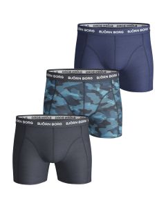 Bjorn Borg 3-pack boxers heren total eclipse shade
