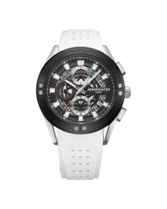 Aeromeister Horloge Mundo Zwart/Wit 43mm