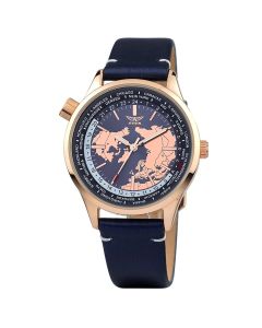 Aviator F-series horloge dames blauw/rose 37mm