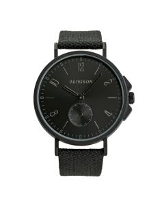 Bergson Ocean unisex horloge zwart 42mm