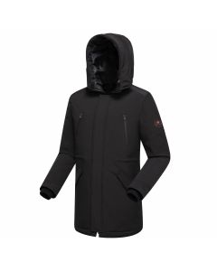 Norlund Bismo softshell parka heren zwart