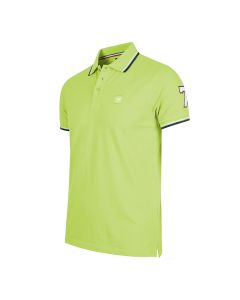 Cappuccino Italia polo applique pique heren lime groen