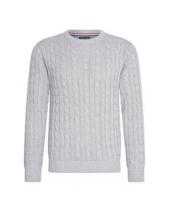 Cappuccino Italia Adria Kabel Trui Grijs