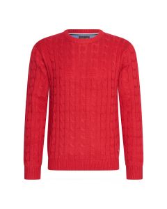 Cappuccino Italia Adria Kabel Trui Rood