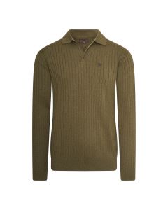 Cappuccino Italia Massa Knit Polo Groen