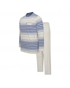 Cappuccino Italia Siena Pyjama Grijs/Blauw