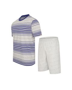 Cappuccino Italia Venezia Pyjama Grijs/Blauw
