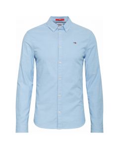 Tommy Jeans Slim Fit Oxford Stretch Overhemd Lichtblauw