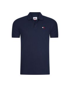 Tommy Jeans classic badge polo heren twilight navy