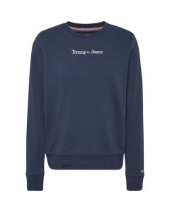 Tommy Jeans reg Serif Linear sweater dames twilight navy
