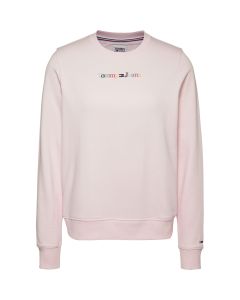 Tommy Jeans reg Serif color sweater dames faint pink
