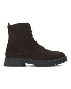 Tommy Hilfiger veterboot suède heren bruin