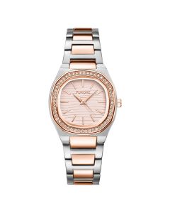 Furore Quadrante horloge rosegoud en zilver