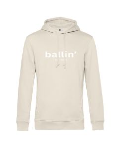 Ballin Est. 2013 basic hoodie heren ecru