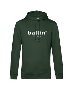 Ballin Est. 2013 basic hoodie heren jade groen