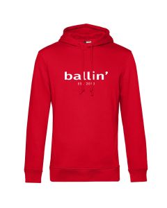 Ballin Est. 2013 basic hoodie heren rood