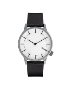 Komono Winston Regal heren horloge zwart/wit 41mm