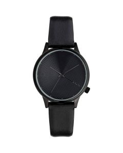 Komono Estelle Deco Onyx dames horloge zwart 36mm