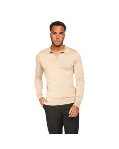 Solution Ralf Polo Knit Beige