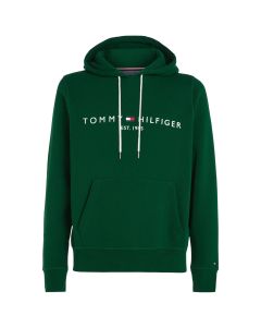 Tommy Hilfiger logo hoodie heren prep green
