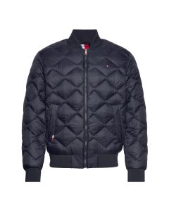 Tommy Hilfiger Quilted bomber jacket heren navy