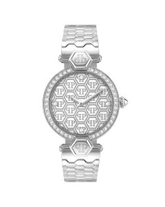 Philipp Plein horloge Plein Couture dames zilver