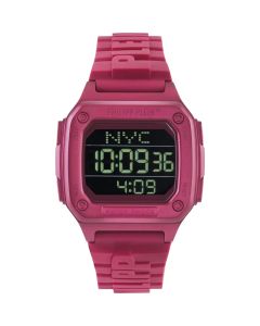 Philipp Plein horloge Hyper Shock Fuchsia