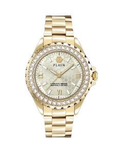 Philipp Plein Horloge Plein Heaven Rock Couture Goud 38mm