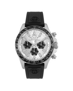 Philipp Plein horloge Nobile Racing zwart/zilver 43mm