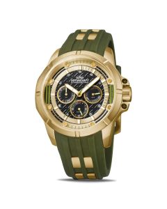 Rotorcraft horloge Bull Groen/Goud 46mm