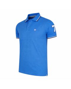 Cappuccino Italia polo applique pique heren royal