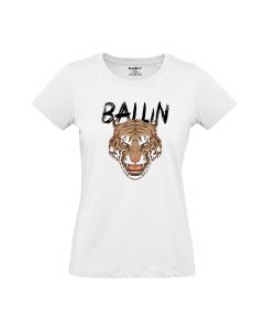 Ballin Est. 2013 Tiger Shirt - White