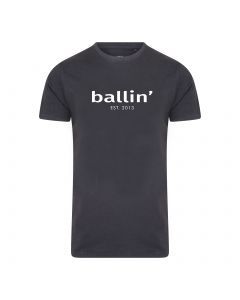 Ballin Est. 2013 Tapered Fit Shirt - Antraciet