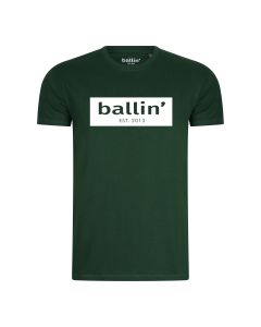 Ballin Est. 2013 Cut Out logo shirt heren jade groen
