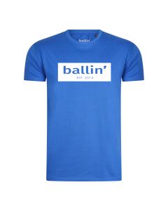 Ballin Est. 2013 Cut Out logo shirt heren light royal blauw