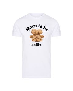 Ballin Est. 2013 Born To Be Tee heren wit